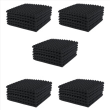 6 stuks akoestische panelen, schuimplaat, studiogeluidsabsorberende wigtegels