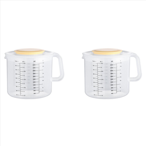 Plastic Ounce Measuring Cups and Mixing Pitcher for Baking with Guard 1