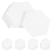 400Stk Präzise Papierquilten Schablonen Hexagon Weiß Für DIY Patchwork