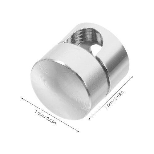 3Ud Sujetacables De Aluminio Plata Para Y Decoración 2