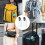Double Sided MDF Suitcase Label Tag White Blank Backpack Travel Bag 3