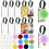 Double Sided MDF Suitcase Label Tag White Blank Backpack Travel Bag 4