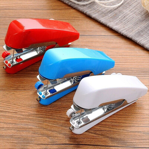 Home Handheld Sewing Machine Protable Travel Clothes Fabrics 2