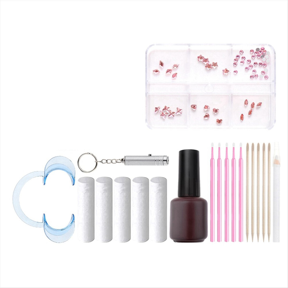Dental drill tooth decoration set DIY tool Pink-image-OPC-PMQQGV7-NEW