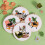 5 Sets Embroidery Kit for Beginners, Include Leisure Cat, Hoop, Tools 5