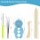 14 Pieces Paper Quilling Tools Slotted Kit 4