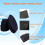 4 Rollen weißes, hochelastisches Nähband (Gummiband) 6