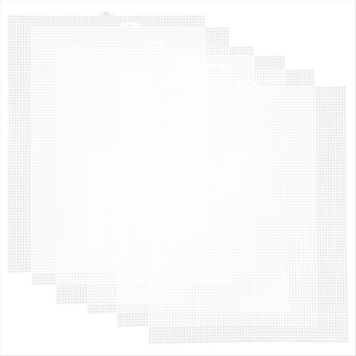 Plastic Canvas Sheets 13.4x10.4inch 2.5mm 6PCS