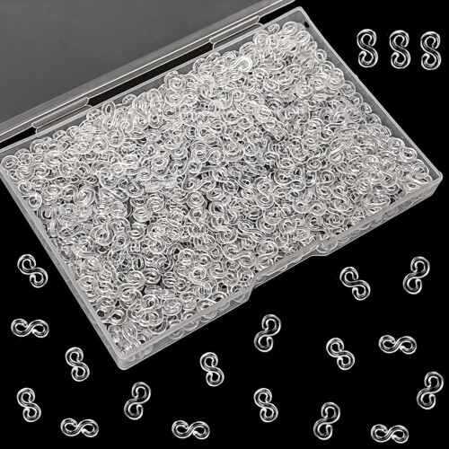1000 Stück S-Clips Gummibandclips Clips Clips 2