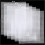 Plastic Canvas Sheets 13.4x10.4inch 2.5mm 6PCS 3
