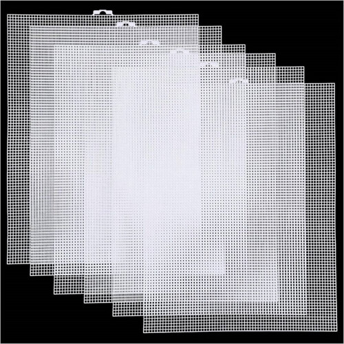 Plastic Canvas Sheets 13.4x10.4inch 2.5mm 6PCS 2