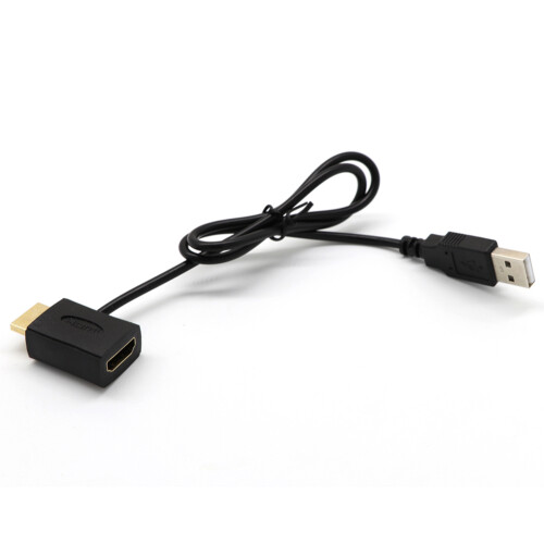 Stecker auf Buchse + USB 2.0 Ladekabelverlängerung 2