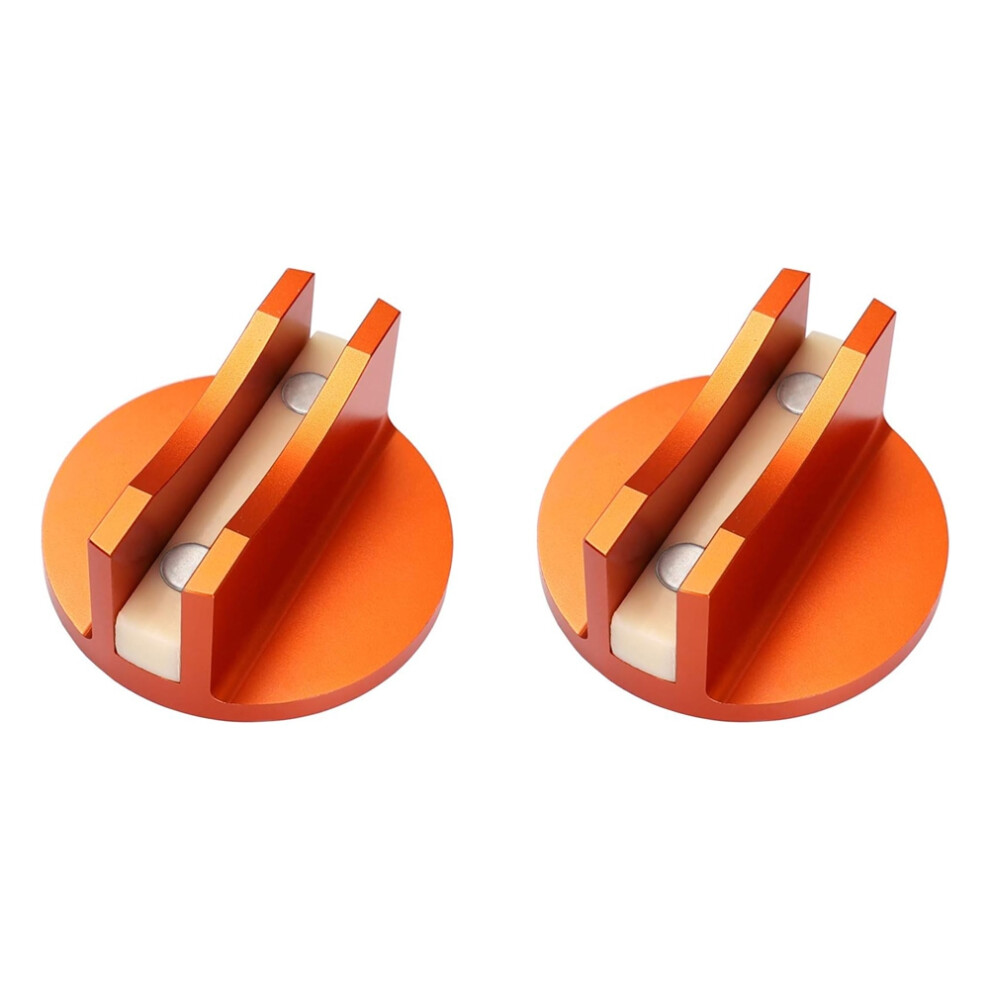 2PCS with Large Slotted Aluminum Grooved Magnetic Jack Pad-image-OPC-PMQQNNX-NEW