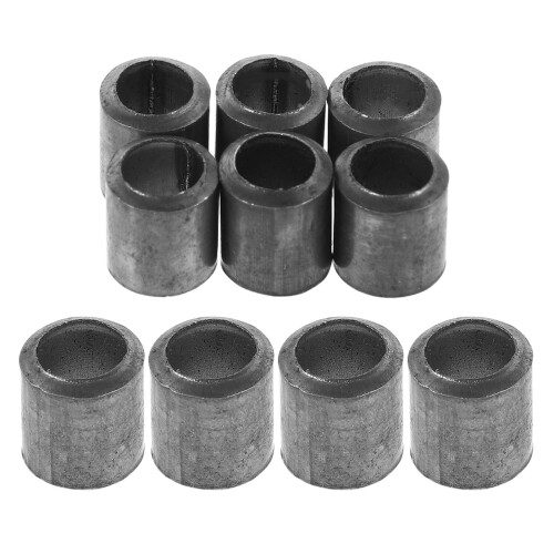 10Ud Cuñas De Hierro Para Cortar Madera Con Mango Madera Negro