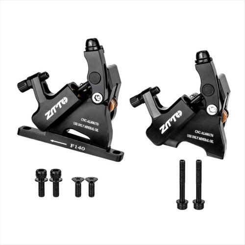 Hydraulic Disc Brake Calipers for 140/160mm Bicycle Black 1