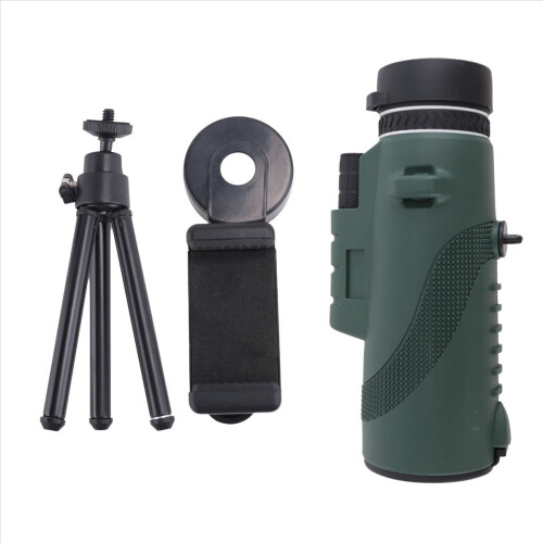 80X100 Telescope Monoculars for Smartphone Adapter, with Tripod