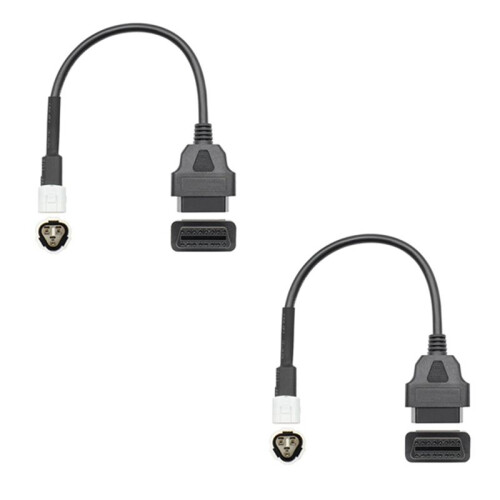 2 Stück OBD-Motorradkabel für 3-poligen Stecker