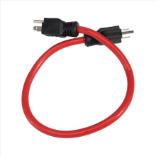 3 Prong Male To Extension Cord, Generator Adapter Cord (Red)