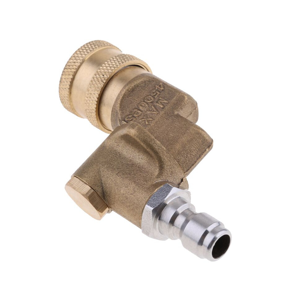 Brass Pivoting Coupler W/1/4Inch Quick Connection Attachment Gutter 4852178872448