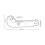 Blue Car Steering Wheel Lock Adapter Angle for 3