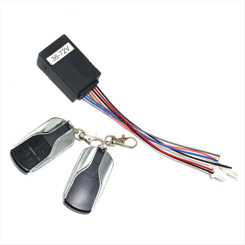Anti-Theft Motorcycle Alarm E-Bike Remote 36-72V Universal 4852178878280