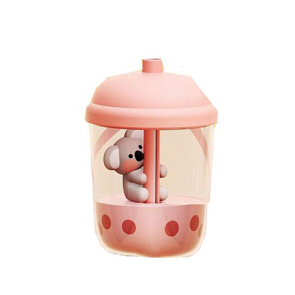 1 Pcs New Cute Koala Milk Tea Cup Humidifier USB Mini Perfume,Pink-image-OPC-PMQQWTV-NEW