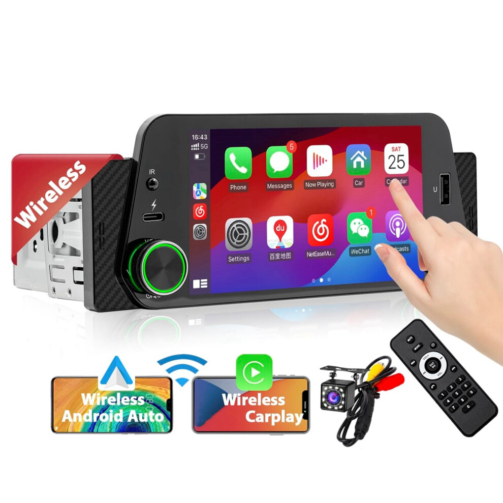 Car Stereo With Wireless Carplay/Android Auto, Touchscreen Radio 4852178804364