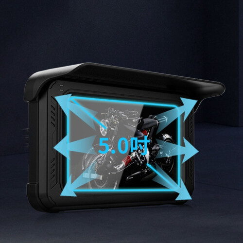 Motorcycle Waterproof Wireless Carplay Touch Screen With 2 cameras 2