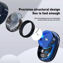 Digital Display Men Travel Detachable Shaver Beard Hair Trimmer,D