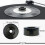 LP45 RPM Adapter for EP Vinyl Record, Black 6