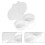 3Pcs Portable White Microwave Egg Cooker Reusable Kitchen Egg Poacher 9
