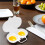 3Pcs Portable White Microwave Egg Cooker Reusable Kitchen Egg Poacher 4