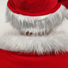 Professionele outfit voor volwassen kerstman, cosplay, feest, 9 stuks