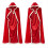 Kerstmantel Kerstman Volwassen Cape 80cm 4