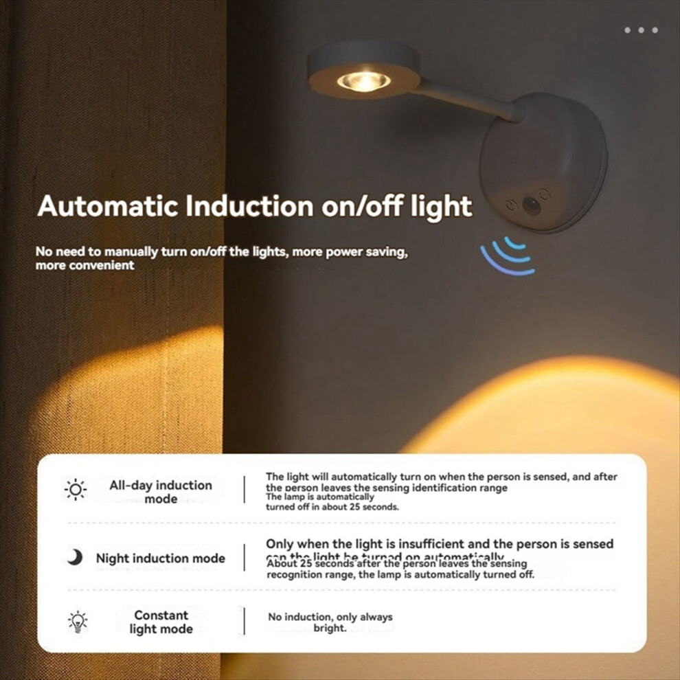 2200Mah Cat's Eye Bulb Motion Sensor Light Battery Operated 4853209154663