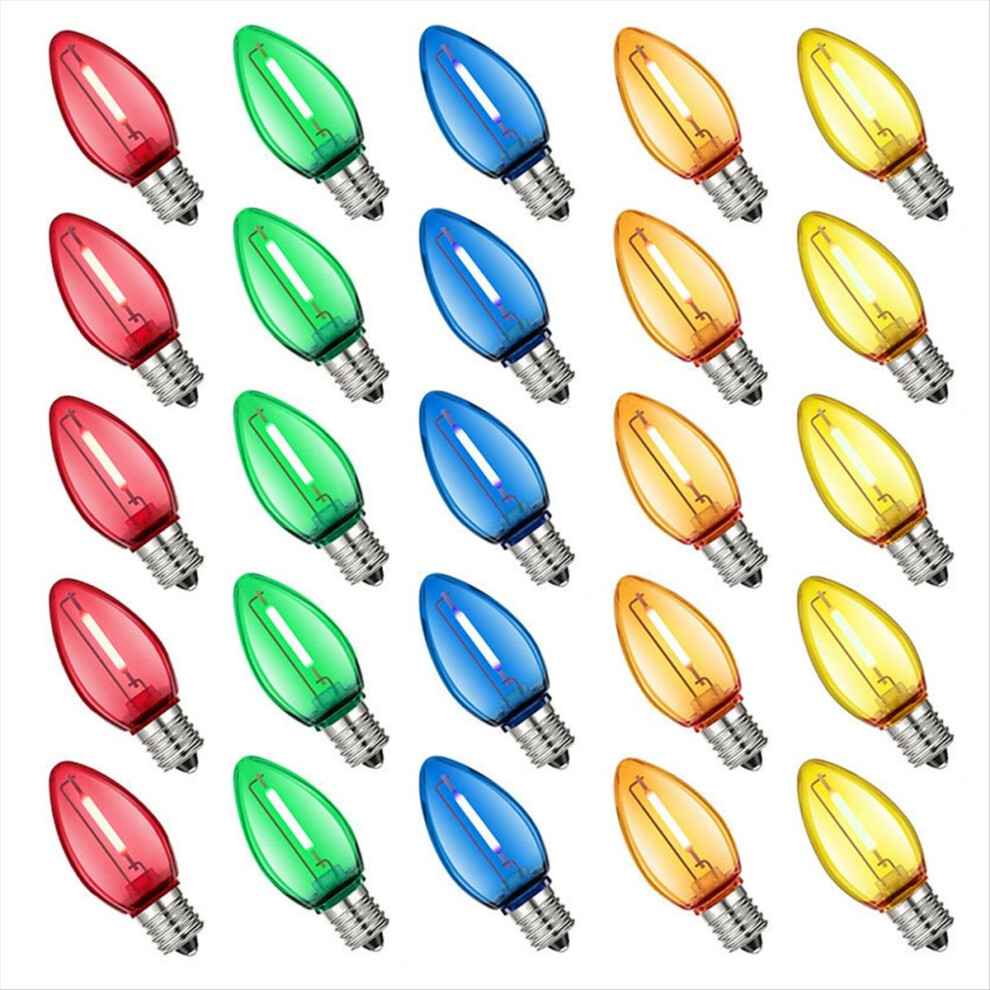 25PCS LED Bulbs Shatterproof for Holiday Garden-image-OPC-PMQR7GY-NEW