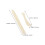 1Set Beige Plastic Bone Folder Paper Creaser Scoring Tool for Crafting 3