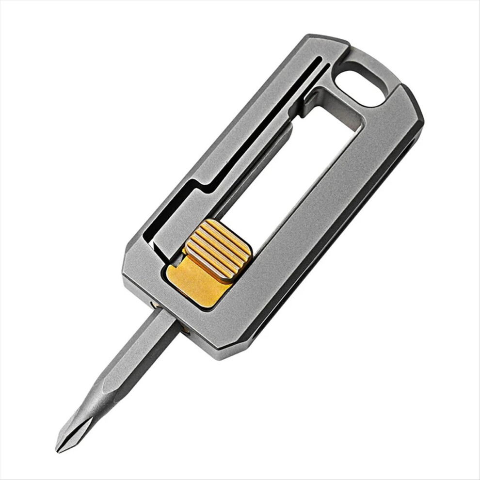 Titanium Alloy Multi-Functional Outdoor Tools Handle Screwdriver 4853209194829