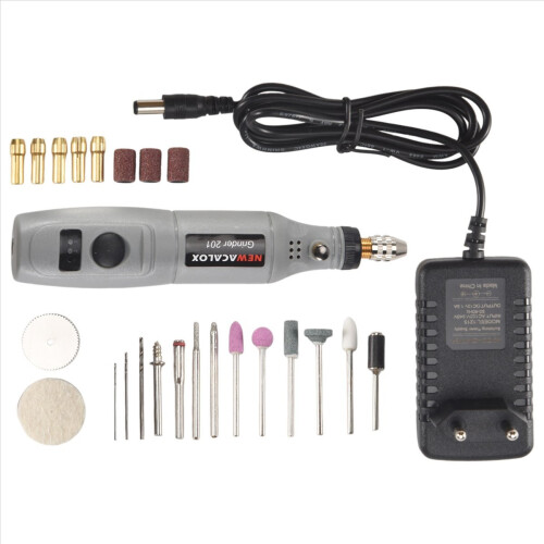 EU Plug,220V Mini Electric Drill Power Tools Grinder -GRAY1 2