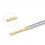 10PCS Titanium Coat Carbide For PCB Machine, 1/8 Inch Shank 2Mm 4