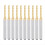 10PCS Titanium Coat Carbide For PCB Machine, 1/8 Inch Shank 2Mm 2