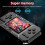 Retro draagbare mini handheld gameconsole 8-bit 3,0 inch - zwart 6