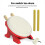 Taiko Drum for Game Console Controller 4