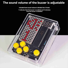Game Console Productie Kit DIY 51 Single-Chip Clear Shell
