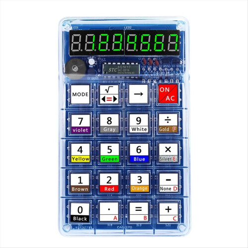 DIY elektronische kits LED digitale buis rekenmachines 51 Microcontroller B 1