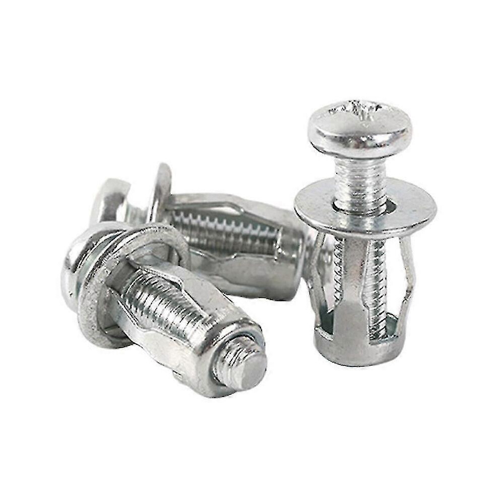 Kikidex (As Show, 15Pcs M6) 15Pcs M4 M5 M6 M8 Petal Rivets Nut Jack Nuts Car Metal Screw For Hollow Wall Iron Skin Petal Nut Expansion Lantern