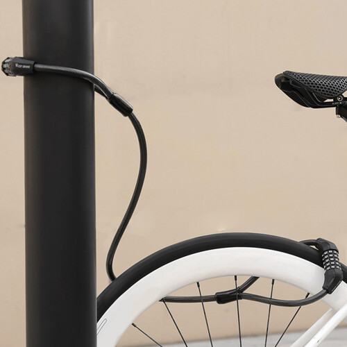 High Security AntiTheft Bicycles Cable Lock Double Head Password 1