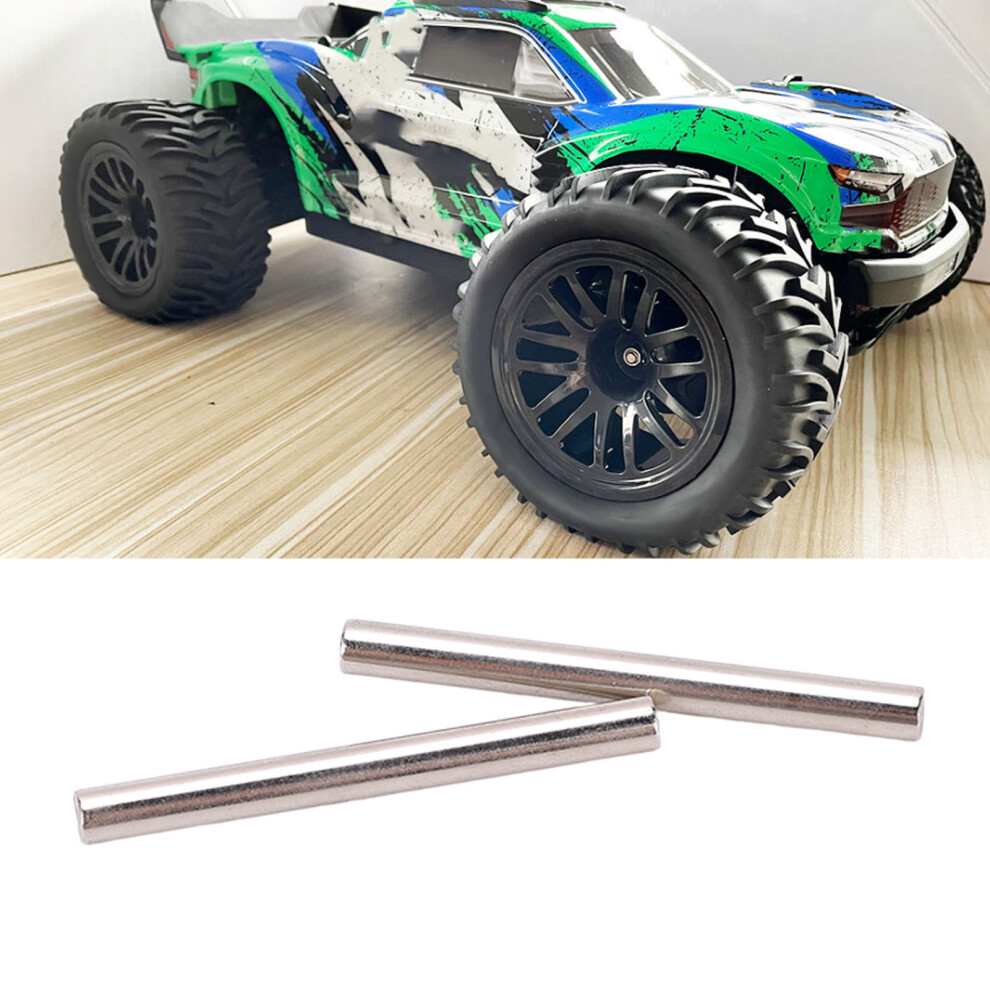 2Pcs Rc Steel Suspension Pins 3Mm X 31Mm For 1/10 Rc Cars Silver 9391357844722