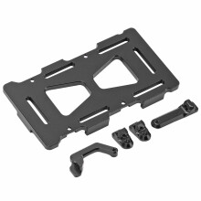 Aluminium RC-Batteriehalterung für Axial SCX24 1/24 Auto Schwarz