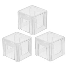 3Pièces Coffret Craie Billard Transparent Pour Jeux De Pool